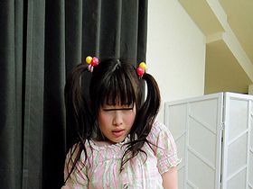 縞パンとニーハイは絶対脱いじゃダメだよ・・・ツインテール少●中出し性交4時間　サンプル画像15